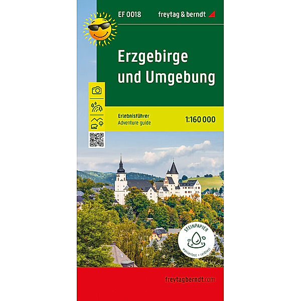 Erzgebirge und Umgebung, Erlebnisführer 1:160.000, freytag & berndt, EF 0018