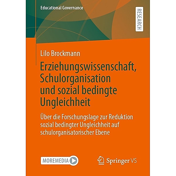 Erziehungswissenschaft, Schulorganisation und sozial bedingte Ungleichheit / Educational Governance Bd.53, Lilo Brockmann