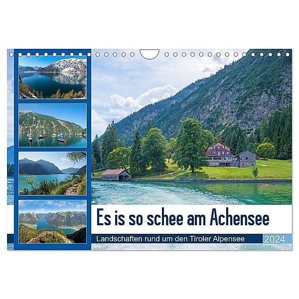 Es is so schee am Achensee 2024 (Wandkalender 2024 DIN A4 quer), CALVENDO Monatskalender, SusaZoom
