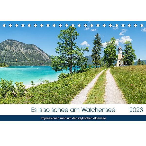 Es is so schee am Walchensee 2023 (Tischkalender 2023 DIN A5 quer), SusaZoom