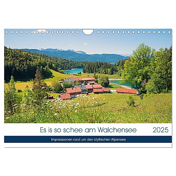 Es is so schee am Walchensee 2025 (Wandkalender 2025 DIN A4 quer), CALVENDO Monatskalender, Calvendo, SusaZoom