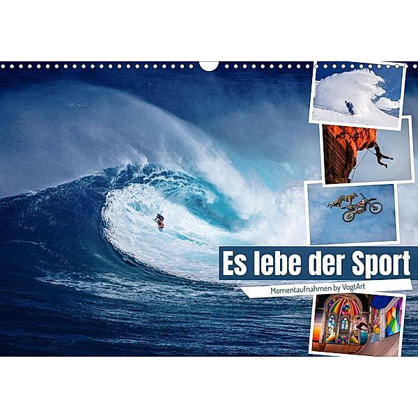 Es lebe der Sport  - Momentaufnahmen by VogtArt (Wandkalender 2023 DIN A3 quer), VogtArt