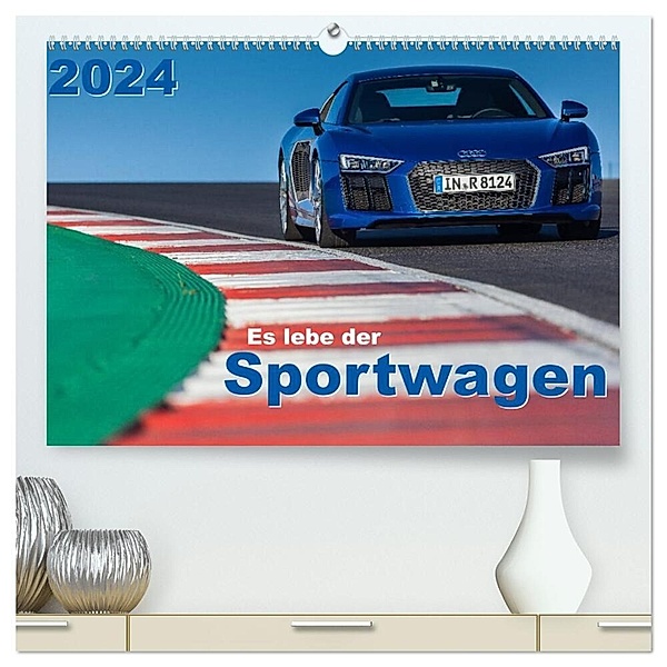 Es lebe der Sportwagen 2024 (hochwertiger Premium Wandkalender 2024 DIN A2 quer), Kunstdruck in Hochglanz, Stefan Anker