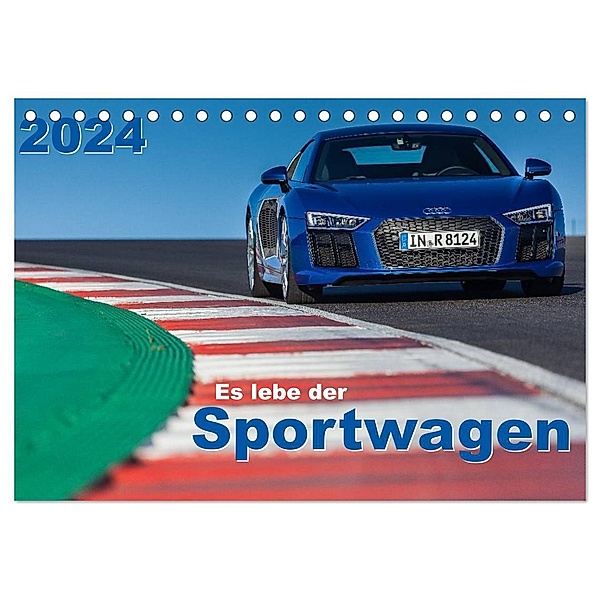 Es lebe der Sportwagen 2024 (Tischkalender 2024 DIN A5 quer), CALVENDO Monatskalender, Stefan Anker