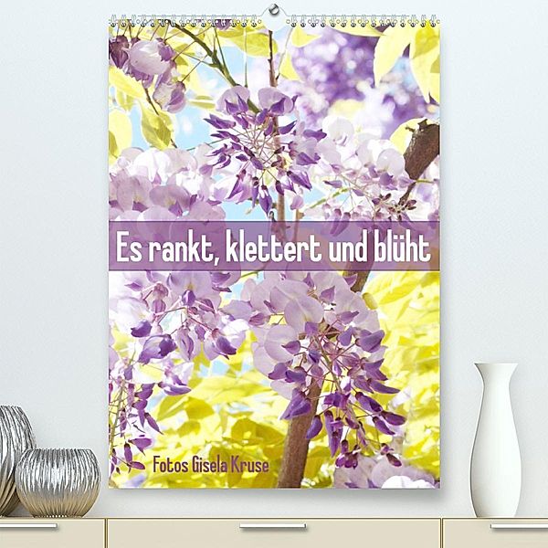 Es rankt, klettert und blüht (Premium, hochwertiger DIN A2 Wandkalender 2023, Kunstdruck in Hochglanz), Gisela Kruse