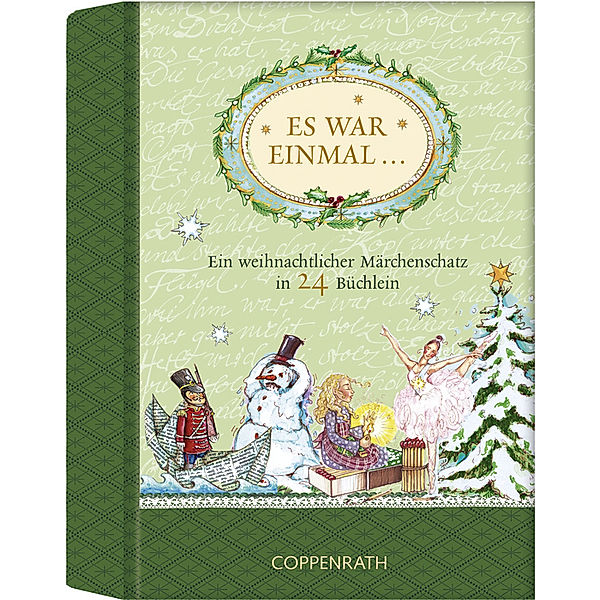 Es war einmal . . ., 24 Tle., Adventskalender-Buchbox, Hans-Chr. Andersen, Selma Lagerlöf