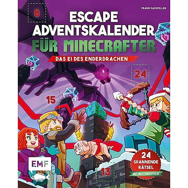 Escape-Adventskalender für Minecrafter: Das Ei des Enderdrachen, Frank Passfeller