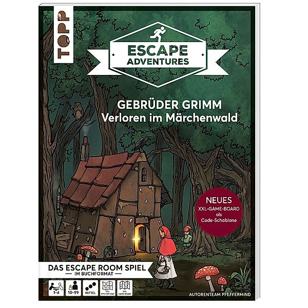 Escape Adventures - Gebrüder Grimm: Verloren im Märchenwald, Autorenteam Pfeffermind