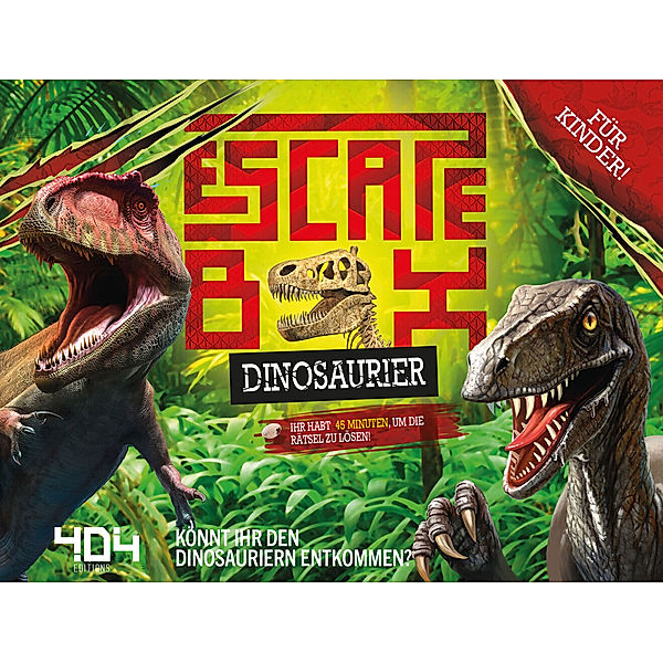 Asmodee, 404 Editions Escape Box: Dinosaurier (Spiel), Frédéric Dorne