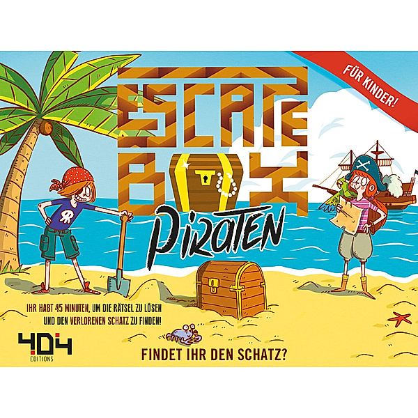 Asmodee, 404 Editions Escape Box: Piraten (Spiel), Stéphane Anquetil