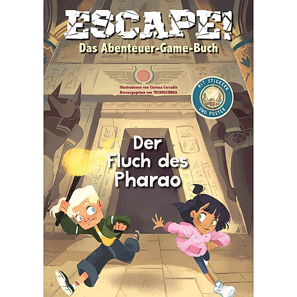 Escape! Das Abenteuer-Game-Buch: Der Fluch des Pharao, Mattia Crivellini