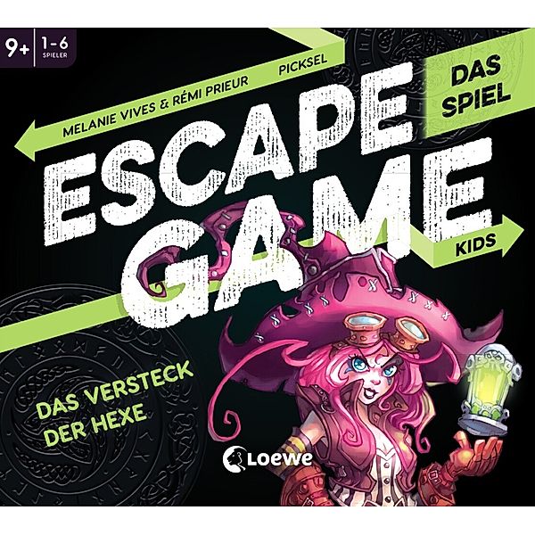 Loewe Verlag, Loewe Escape Game Kids - Das Spiel - Das Versteck der Hexe, Rémi Prieur, Mélanie Vives