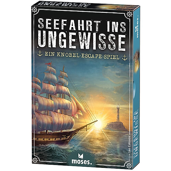 moses Verlag Escape-Kartenspiel SEEFAHRT INS UNGEWISSE, Leo Colvini