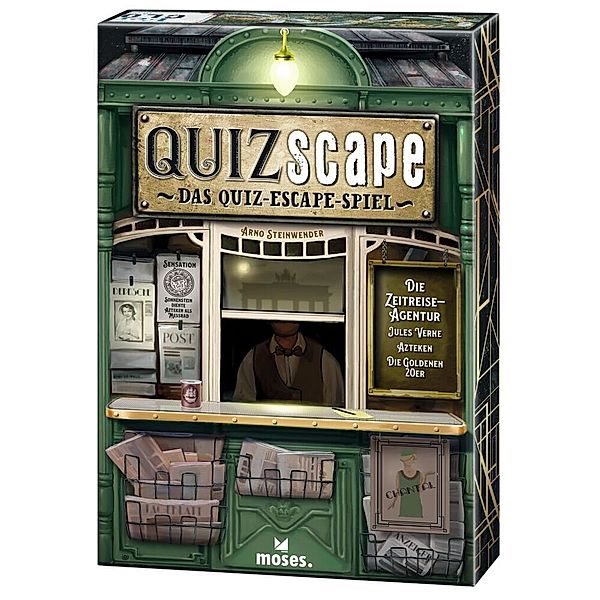 moses Verlag Escape-Quizspiel QUIZScape - Die Zeitreise-Agentur, Arno Steinwender