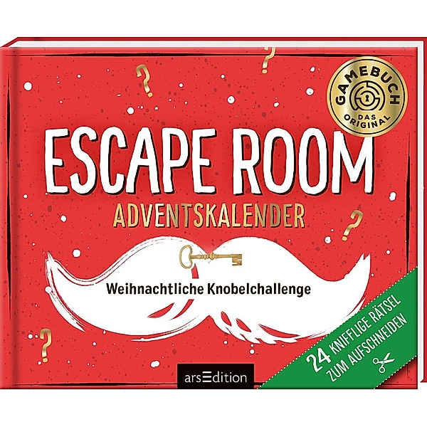 Escape Room Adventskalender. Weihnachtliche Knobelchallenge. 24 knifflige Rätsel zum Aufschneiden, Escape Room Adventskalender. Weihnachtliche Knobelchallenge