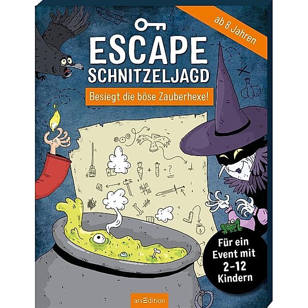 ars edition Escape-Schnitzeljagd - Besiegt die böse Zauberhexe!, Hannah Lang