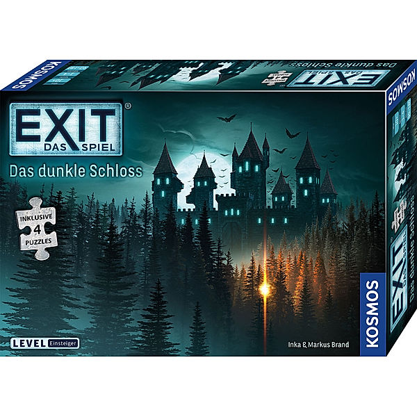 KOSMOS Escape-Spiel EXIT – Das dunkle Schloss + Puzzle, Inka & Markus Brand