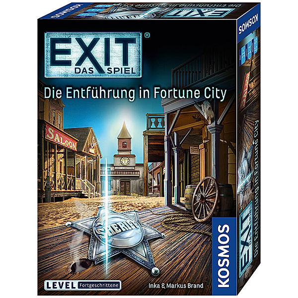KOSMOS Escape-Spiel EXIT – Die Entführung in Fortune City, Inka Brand, Markus Brandl