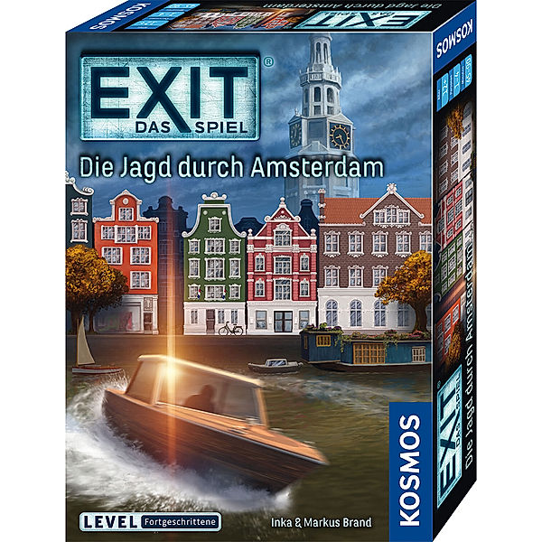 KOSMOS Escape-Spiel EXIT® - DIE JAGD DURCH AMSTERDAM (F), Inka Brand, Markus Brand