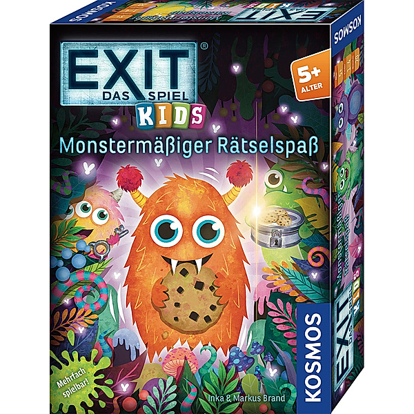 KOSMOS Escape-Spiel EXIT® KIDS - MONSTERMÄSSIGER RÄTSELSPASS
