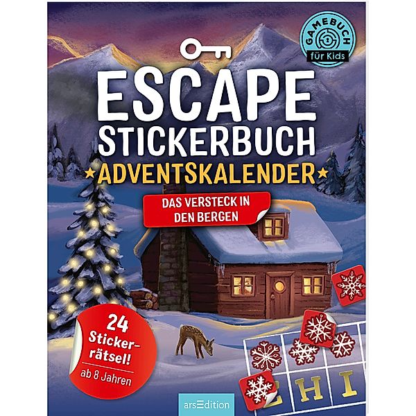 Escape-Stickerbuch - Adventskalender - Das Versteck in den Bergen, Philip Kiefer