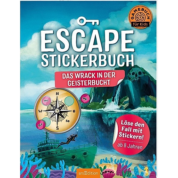 Escape-Stickerbuch / Escape-Stickerbuch - Das Wrack in der Geisterbucht, Philip Kiefer