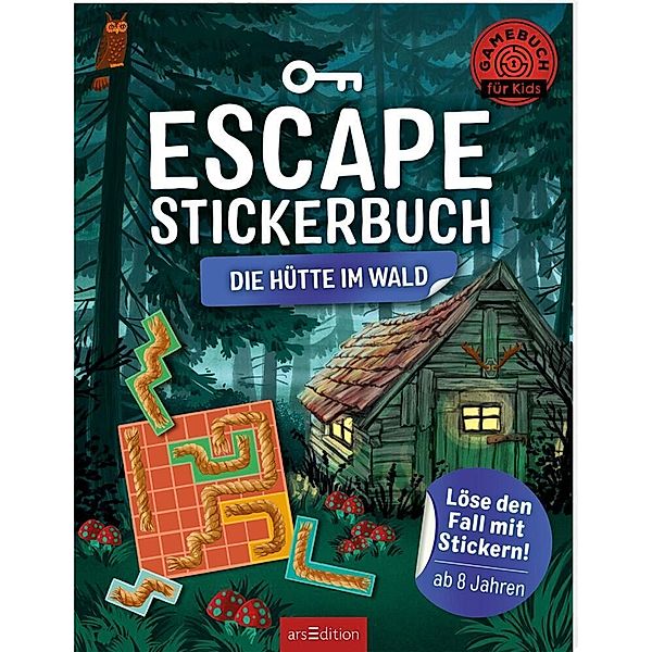 Escape-Stickerbuch / Escape-Stickerbuch - Die Hütte im Wald, Philip Kiefer