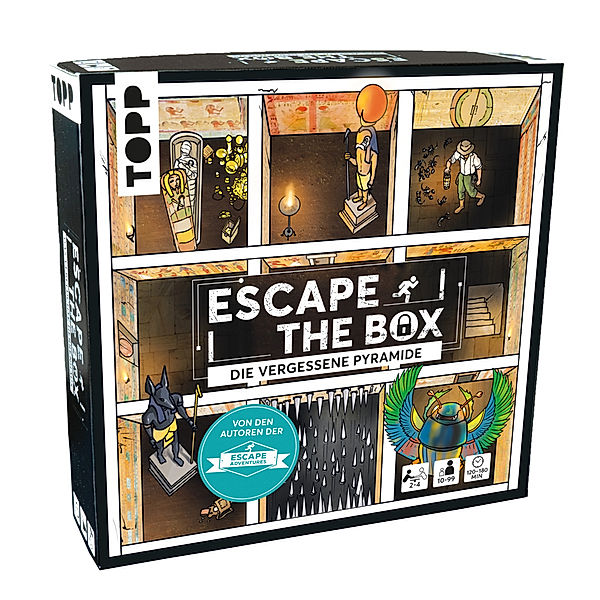Frech Escape The Box - Die vergessene Pyramide: Das ultimative Escape-Room-Erlebnis als Gesellschaftsspiel!, Sebastian Frenzel, Beate von Lühmann