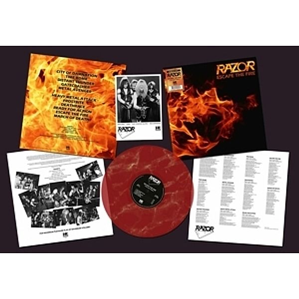 Escape The Fire (Ltd Marbled Vinyl), Razor