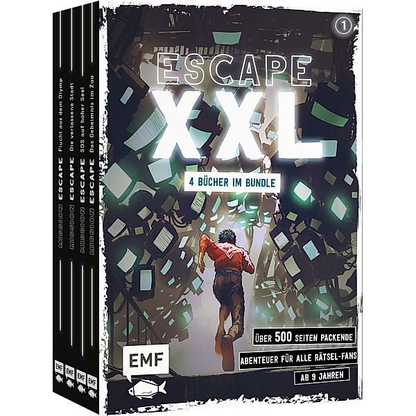 Escape XXL - über 500 Seiten packende Abenteuer für alle Rätsel-Fans ab 9 Jahren (Band 1), Lylian, Miceal Beausang-O'Griafa, Fabien Fernandez