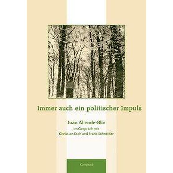 Esch, C: Immer auch ein politischer Impuls, Christian Esch, Frank Schneider