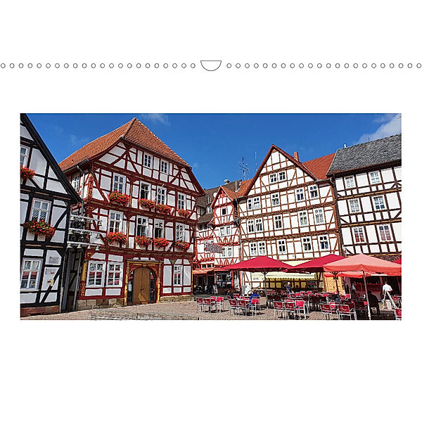 Eschwege A picturesque German timbered town (Wall Calendar 2023 DIN A3 Landscape), Gisela Kruse