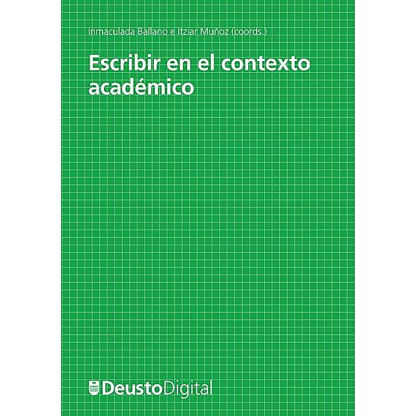 Escribir en el contexto académico / Serie Maior Bd.19