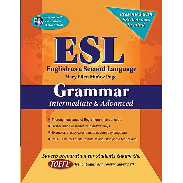 ESL Intermediate/Advanced Grammar / English as a Second Language Series, Mary Ellen Munoz Page