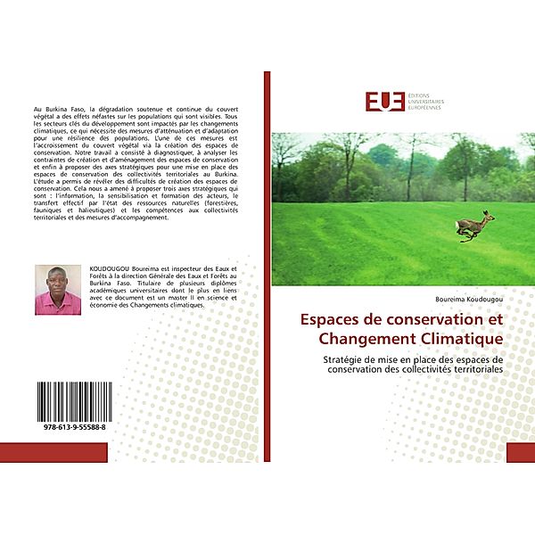 Espaces de conservation et Changement Climatique, Boureima Koudougou