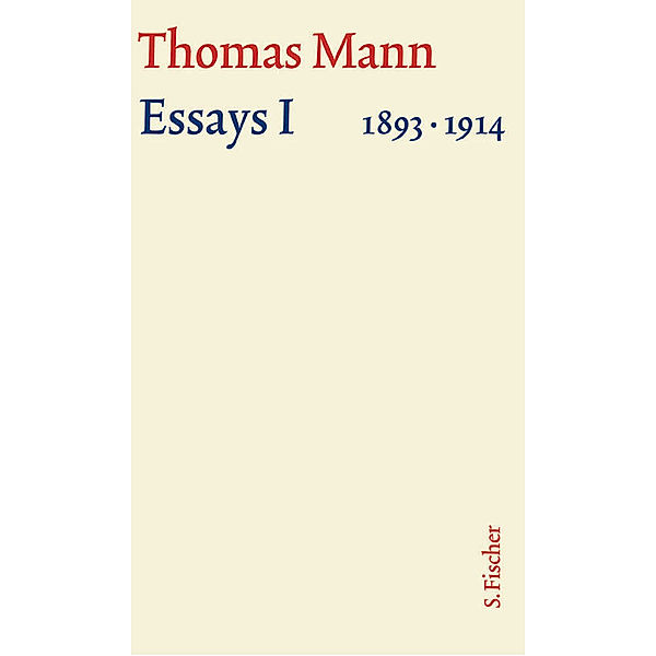 Essays 1893-1914.Tl.1, Thomas Mann