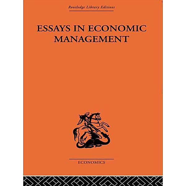 Essays in Economic Management, Alec Cairncross