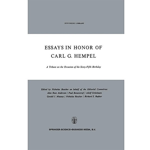 Essays in Honor of Carl G. Hempel / Synthese Library Bd.24