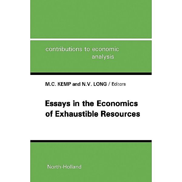 Essays in the Economics of Exhaustible Resources