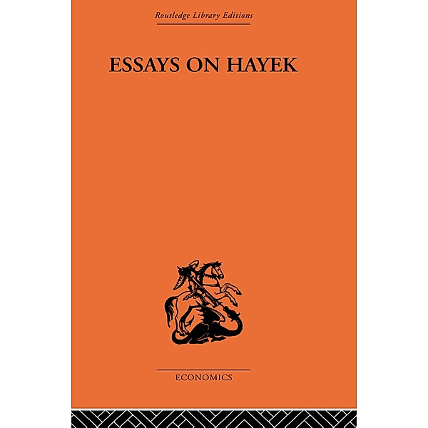 Essays on Hayek, Fritz Machlup