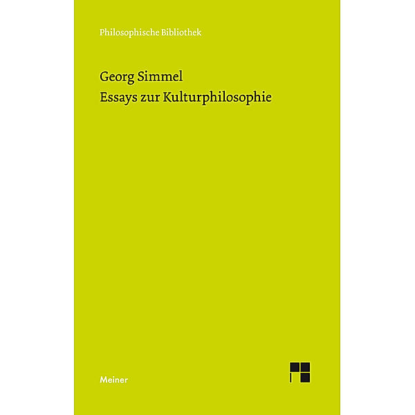 Essays zur Kulturphilosophie, Georg Simmel