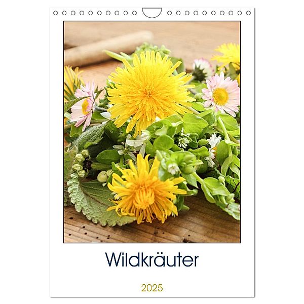Essbare Wildkräuter (Wandkalender 2025 DIN A4 hoch), CALVENDO Monatskalender, Calvendo, EFLStudioArt