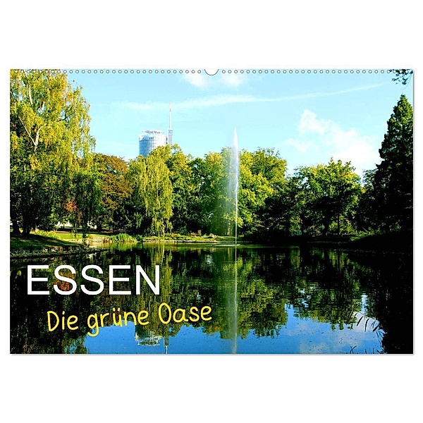 Essen - Die grüne Oase (Wandkalender 2024 DIN A2 quer), CALVENDO Monatskalender, Armin Joecks
