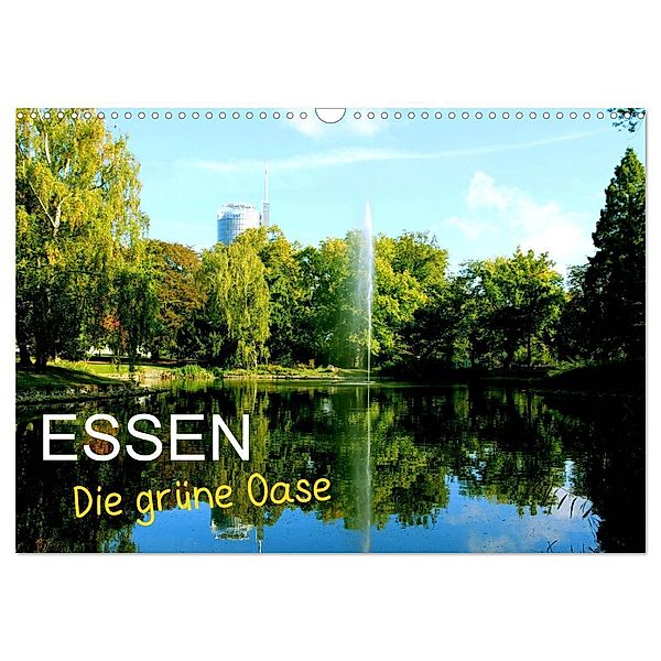 Essen - Die grüne Oase (Wandkalender 2024 DIN A3 quer), CALVENDO Monatskalender, Armin Joecks