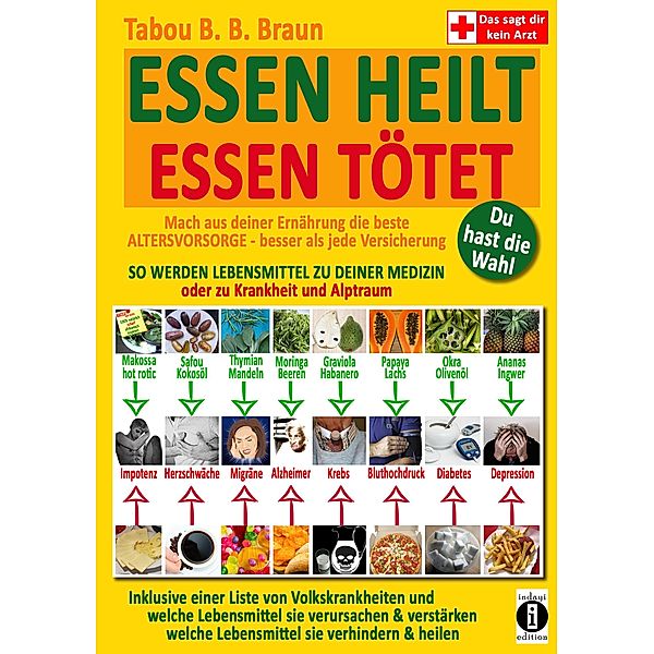 ESSEN HEILT - ESSEN TÖTET: Du hast die Wahl! Mach aus deiner Ernährung die beste ALTERSVORSORGE - besser als jede Versicherung! SO WERDEN LEBENSMITTEL ZU DEINER MEDIZIN oder zu Krankheit und Alptraum, Tabou Banganté Blessing Braun