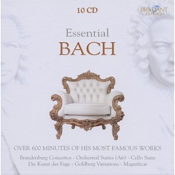 Essential Bach, 10 CDs, Johann Sebastian Bach