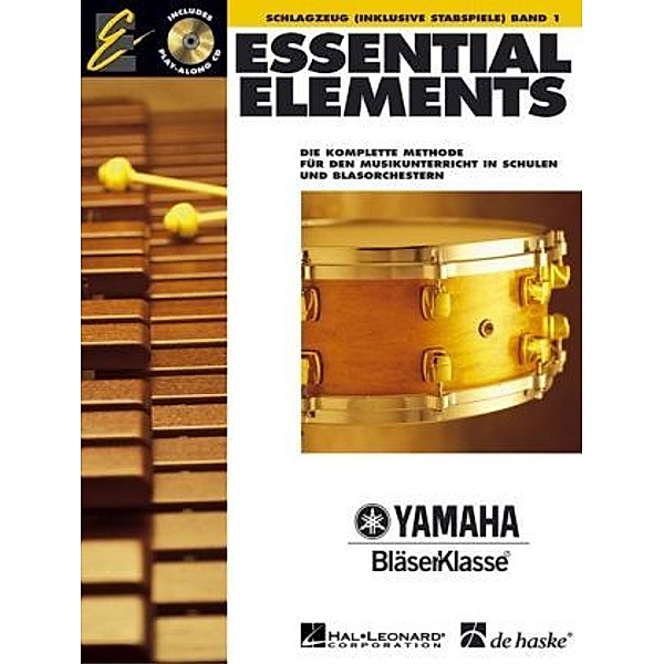 Essential Elements, für Schlagzeug (inkl. Stabspiele), m. Audio-CD.Bd.1