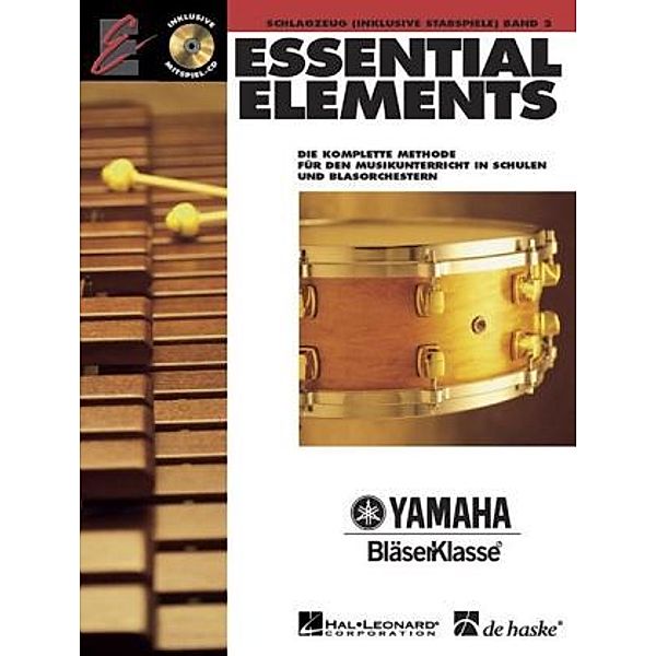 Essential Elements, für Schlagzeug (inkl. Stabspiele), m. 2 Audio-CDs.Bd.2