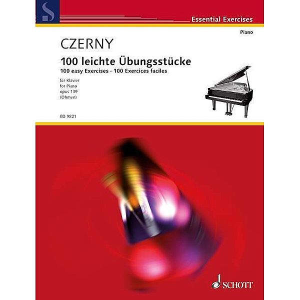 Essential Exercises / 100 leichte Übungsstücke op.139, Klavier, Carl Czerny