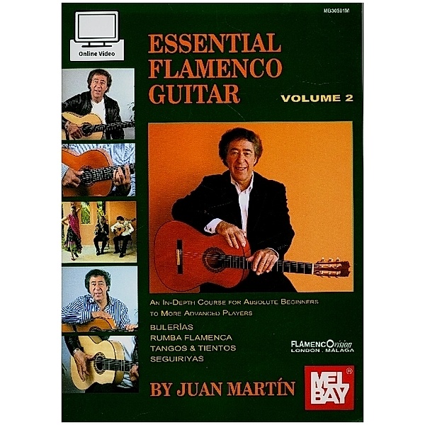 Essential Flamenco Guitar (Book & 2 DVDs).Vol.2, Juan Martin, Patrick Campbell